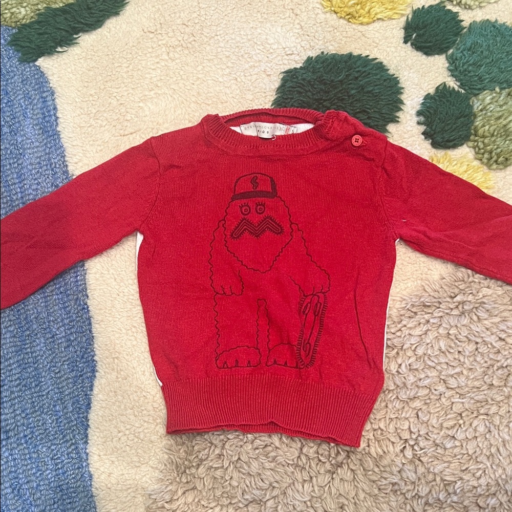 Stella McCartney Red Kids Sweater